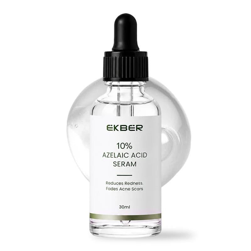 EKBER Medical Grade 10% Pure Azelaic Acid Serum Micronized Formula Non-Irritating Acne Pore Calming Serum Customizable